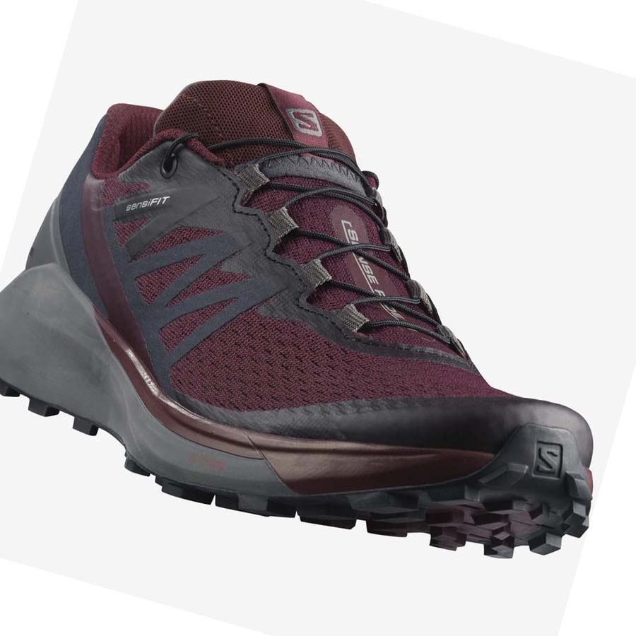 Salomon SENSE RIDE 4 Trail Futócipő Női Lila | HU 2876FDN